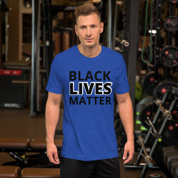 Black Lives Matter Shirt BLM Men's Women's Cotton Short Sleeve T-Shirt Unisex - Mazzolah