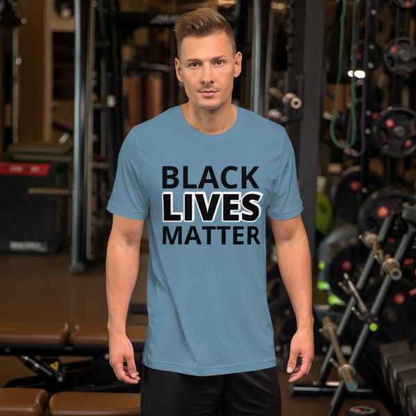 Black Lives Matter Shirt BLM Men's Women's Cotton Short Sleeve T-Shirt Unisex - Mazzolah