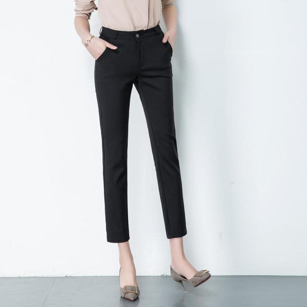 Casual Pencil Pant Elegant Work - Mazzolah