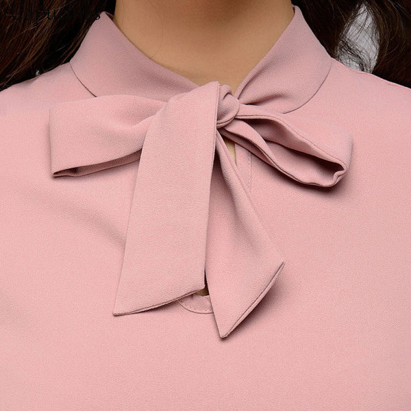 Elegant Bow Tie Women Shirt - Mazzolah