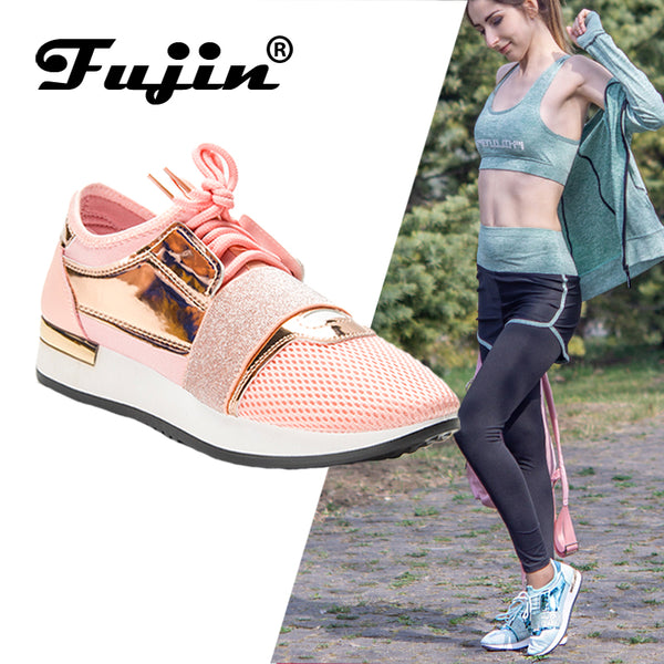 Women Sneakers Spring Fashio Leather shoes Ladies 2019 - Mazzolah
