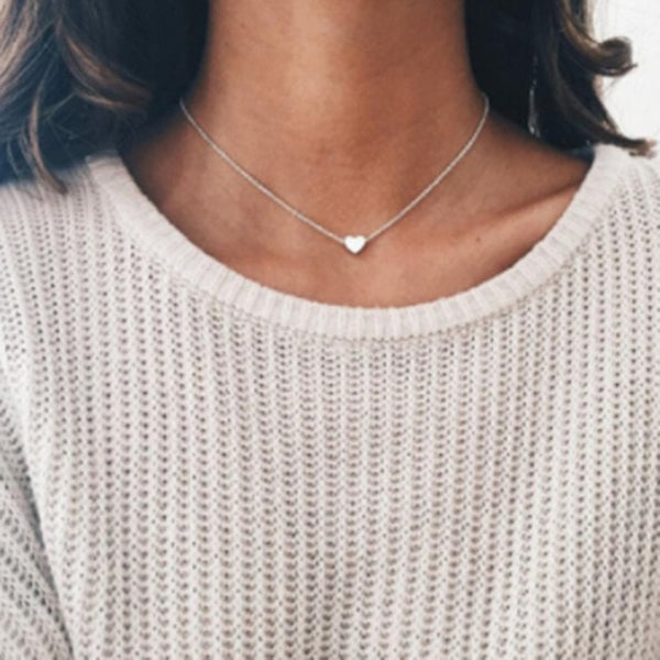 Wonderful gift Tiny Heart Necklace for Women SHORT Chain - Mazzolah
