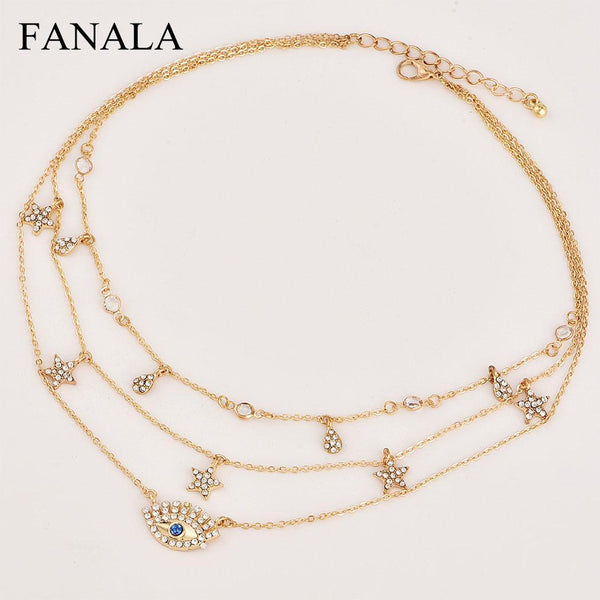 Women Fashion Multilayer Necklaces - Mazzolah