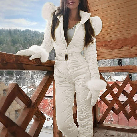 Jumpsuit Casual Thick Winter Warm for Women - Mazzolah