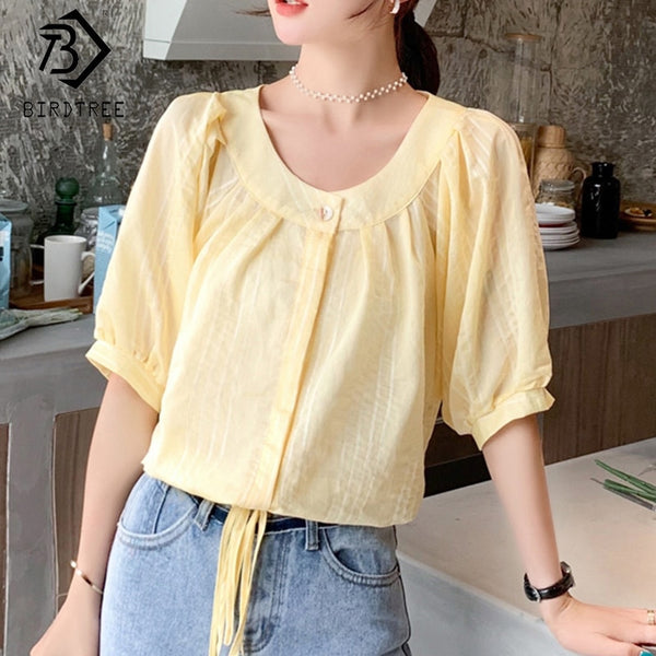 Shirts For Women 2020 Summer O-Neck - Mazzolah