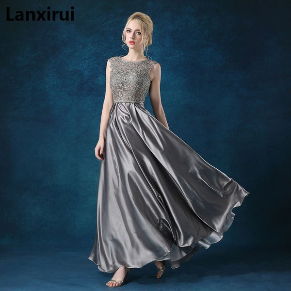 New Arrival Red Blue Pink Purple Floor  Party  Dress - Mazzolah