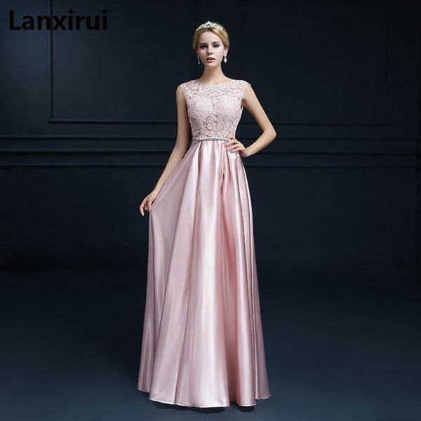 New Arrival Red Blue Pink Purple Floor  Party  Dress - Mazzolah