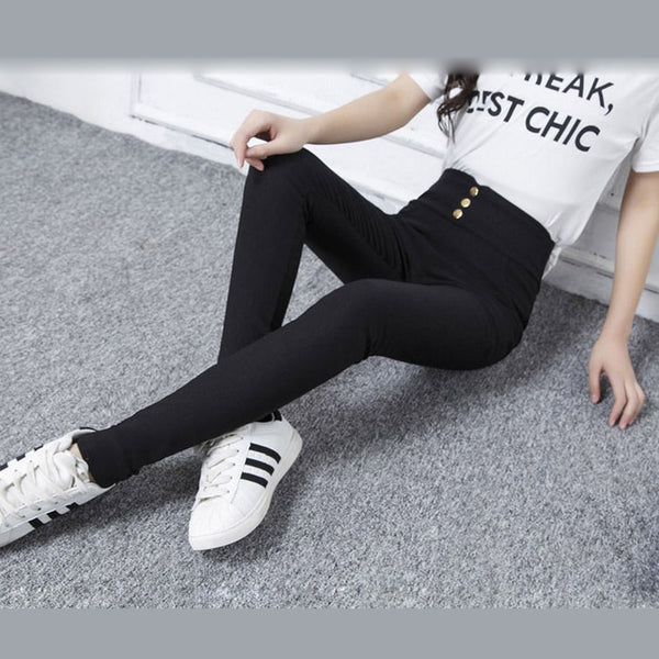 High Waist Stretch pants - Mazzolah