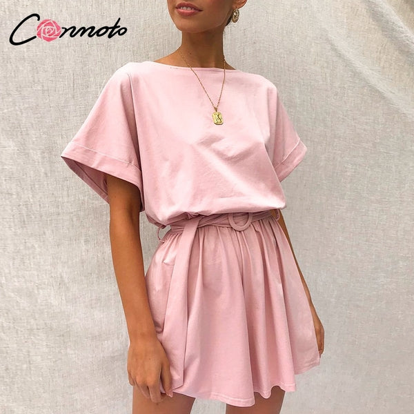 Conmoto Solid Casual 2019 Summer Women Playsuits Romper - Mazzolah
