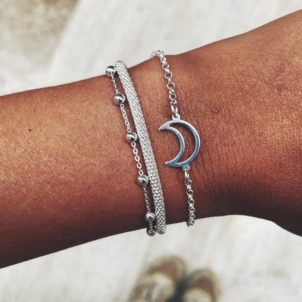 30 Styles Mix Turtle Heart Pearl Wave LOVE Crystal Marble Charm Bracelets - Mazzolah