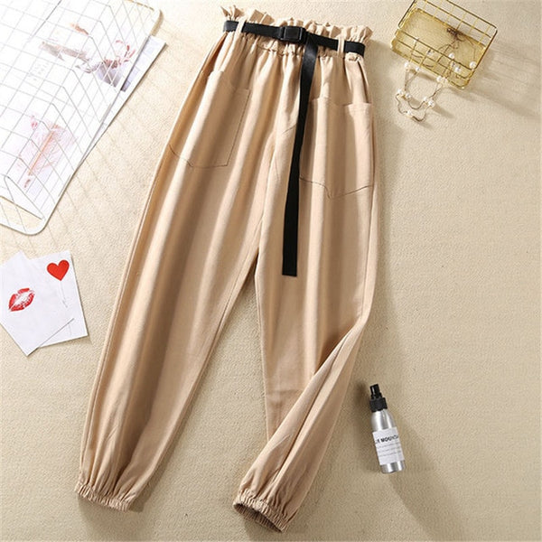 Spring Summer High Waist Pants - Mazzolah