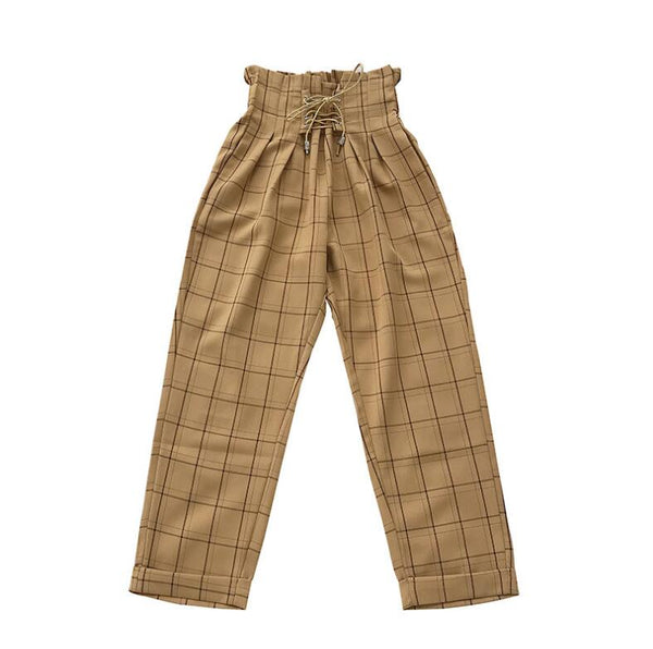 casual lace up ankle-length pants - Mazzolah