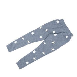 Loose Printed Star Casual Long Trousers - Mazzolah