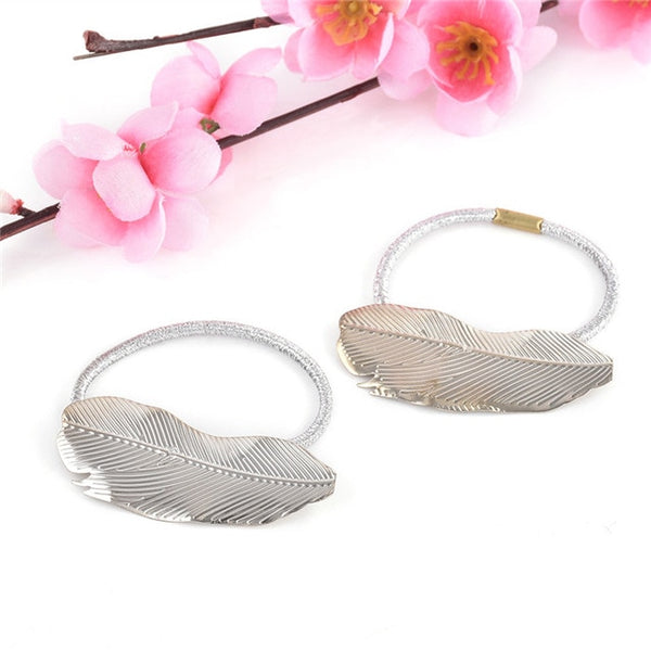 2 pcs Leaves Pendant Hair Clips - Mazzolah