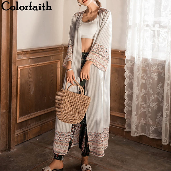 Kimono Cardigans Fashion Chiffon Summer - Mazzolah