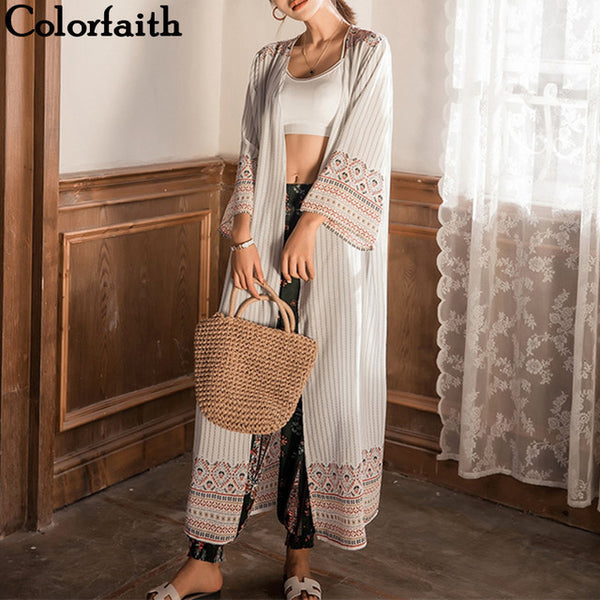 Kimono Cardigans Fashion Chiffon Summer - Mazzolah