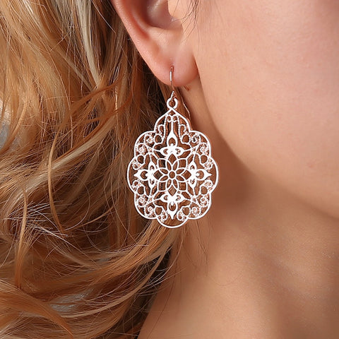 Earrings Jewelry Ethnic - Mazzolah