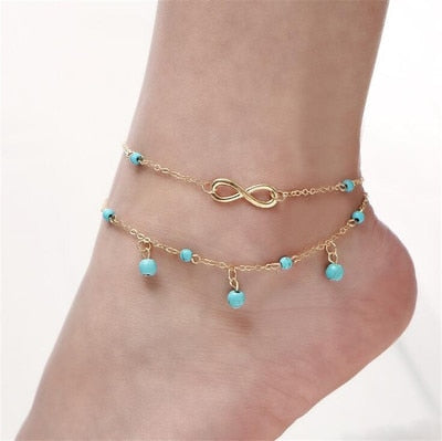 Ankle Bracelet Bohemia Sea - Mazzolah