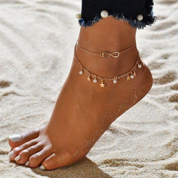 Ankle Bracelet Bohemia Sea - Mazzolah