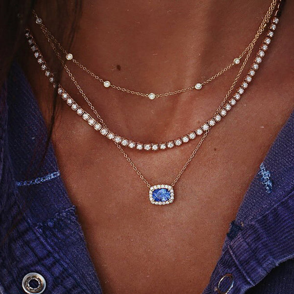 Sequins Necklace For Women Multiple Styles - Mazzolah