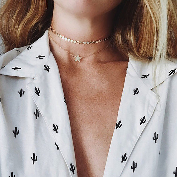 Sequins Necklace For Women Multiple Styles - Mazzolah