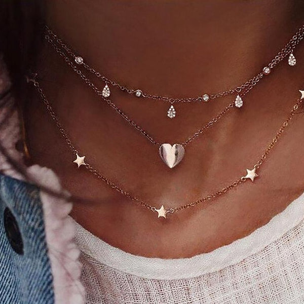 Sequins Necklace For Women Multiple Styles - Mazzolah